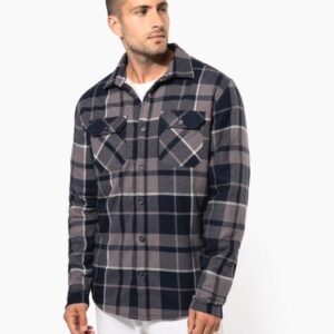 Surchemise à carreaux doublée sherpa homme — Photo produit