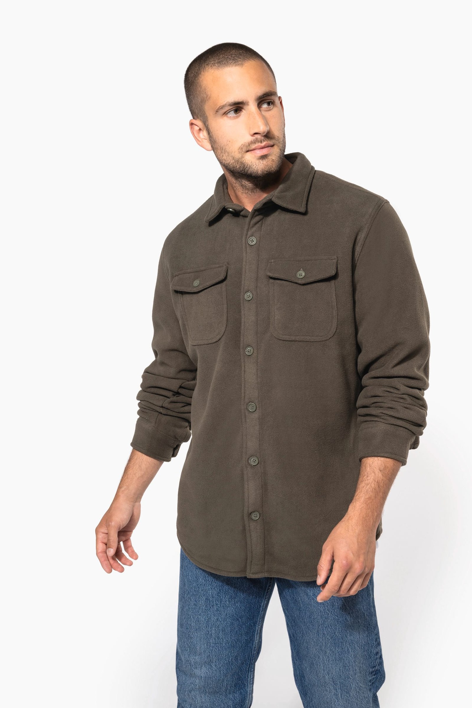 Surchemise polaire doublée sherpa polaire homme — Photo produit