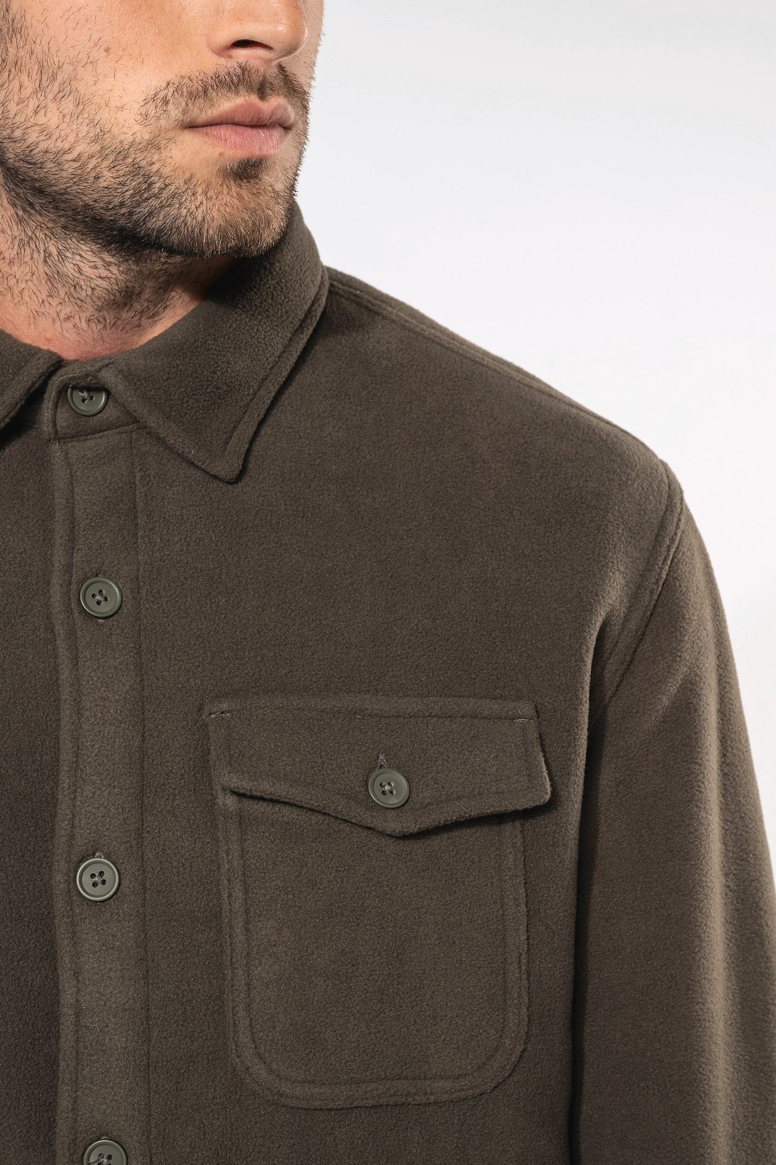 Surchemise polaire doublée sherpa polaire homme — Photo produit