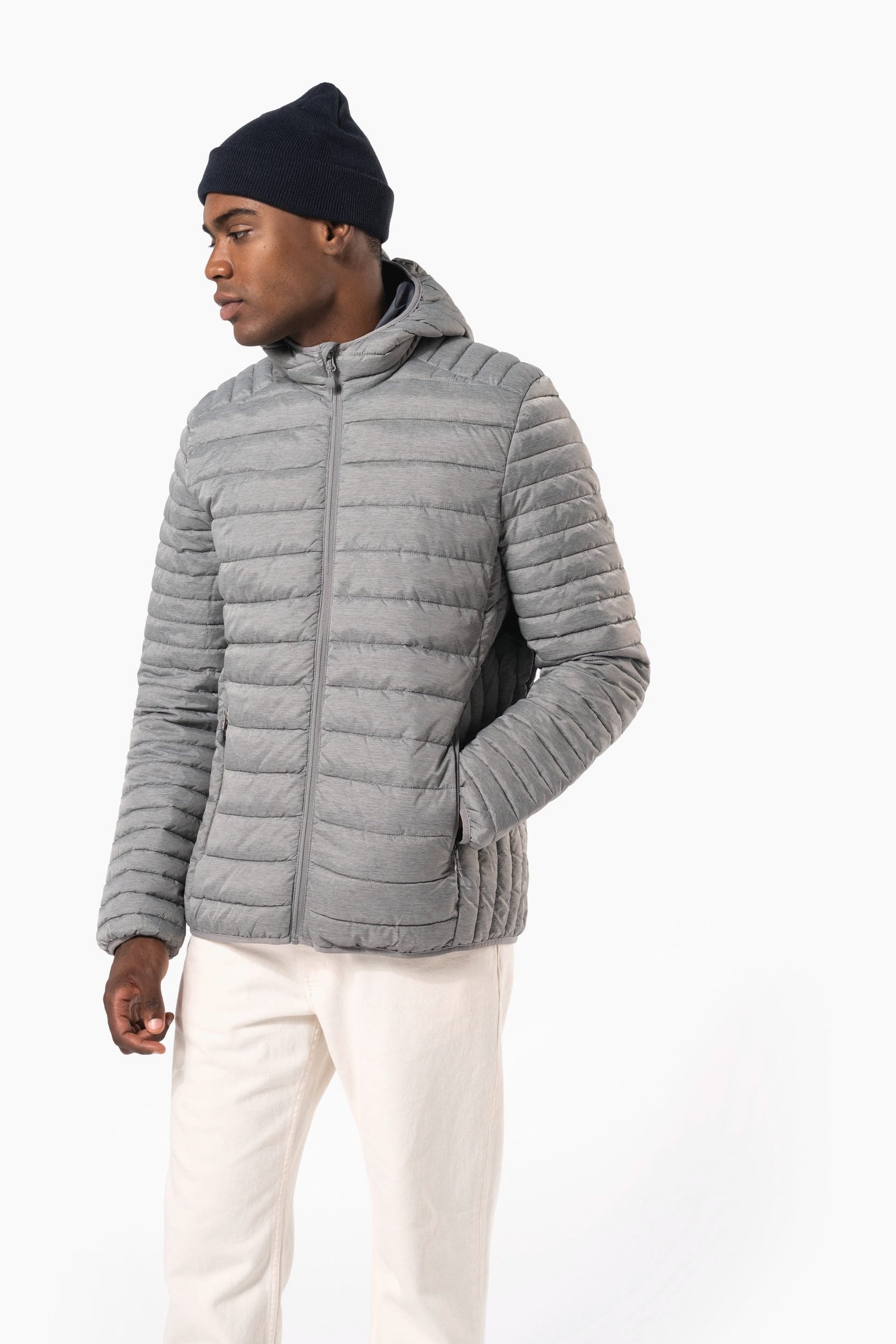 Doudoune légère capuche homme — Photo produit