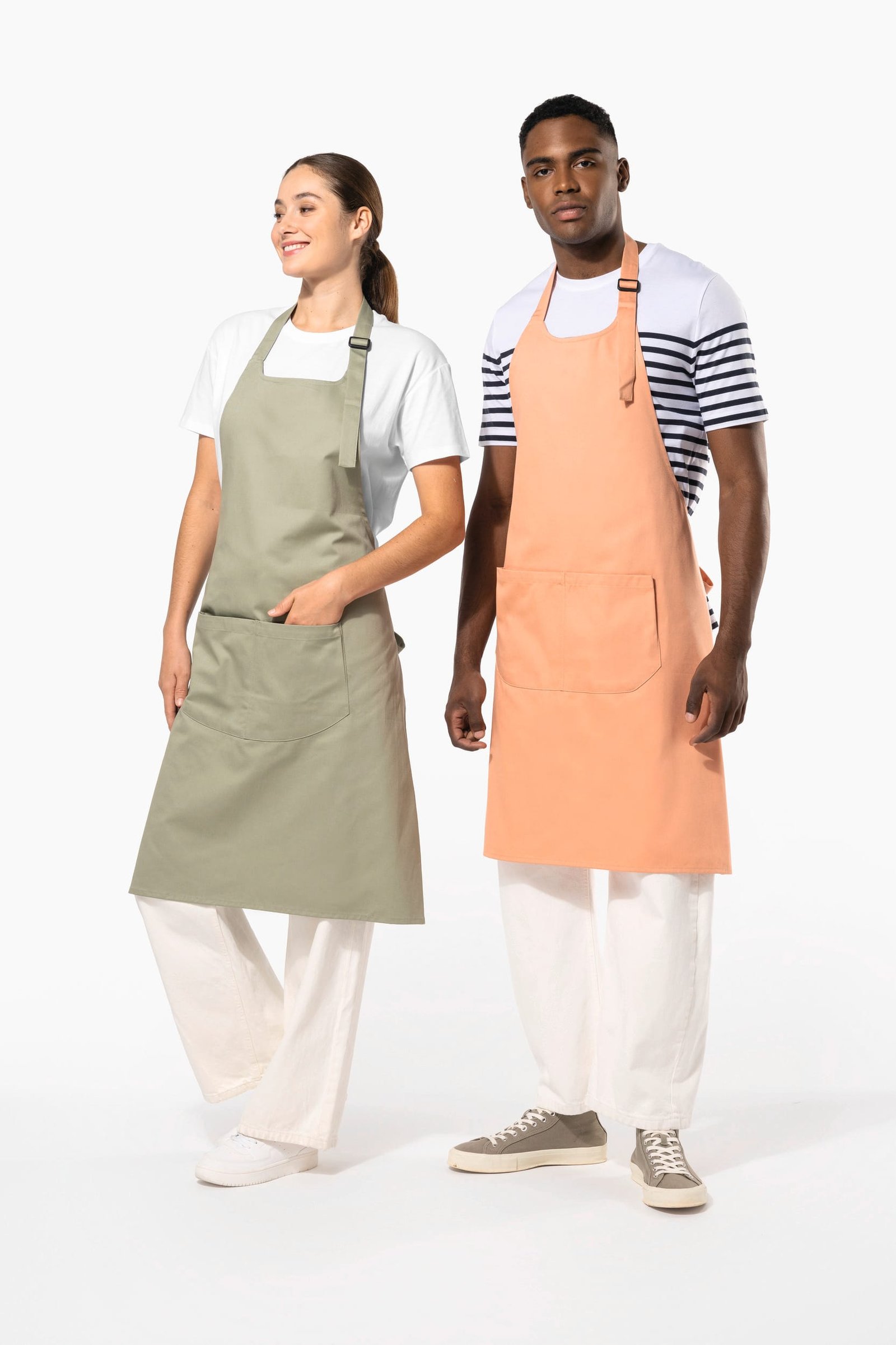 Tablier avec poche en coton Bio — Photo produit