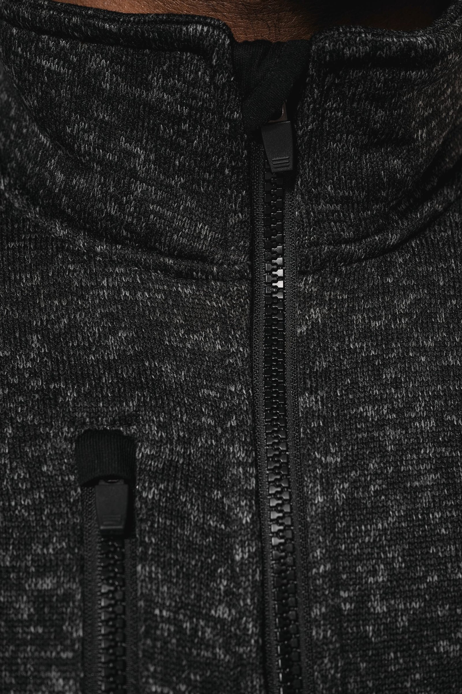 Veste zippée chinée homme — Photo produit
