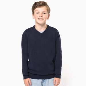 Pull col V enfant — Photo produit