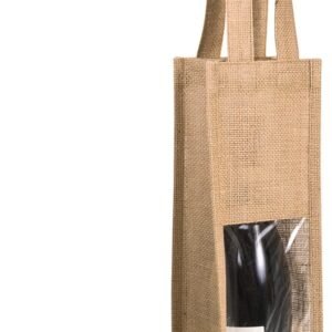 Sac porte-bouteille en jute — Photo produit
