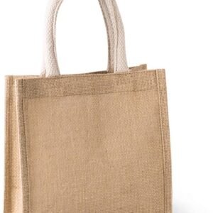 Sac style cabas en toile de jute - petit modèle — Photo produit