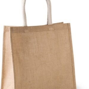 Sac style cabas en toile de jute - grand modèle — Photo produit