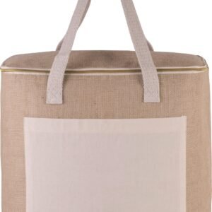 Sac isotherme en jute - grand modèle — Photo produit