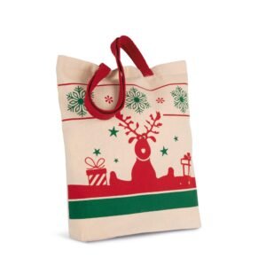 Sac shopping avec motifs de Noël — Photo produit