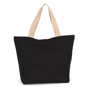 Grand sac shopping recyclé à fond plat — Photo produit