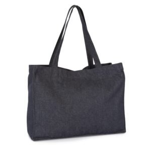 Grand sac shopping denim — Photo produit