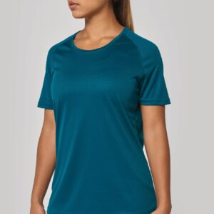 T-shirt de sport à col rond recyclé femme — Photo produit