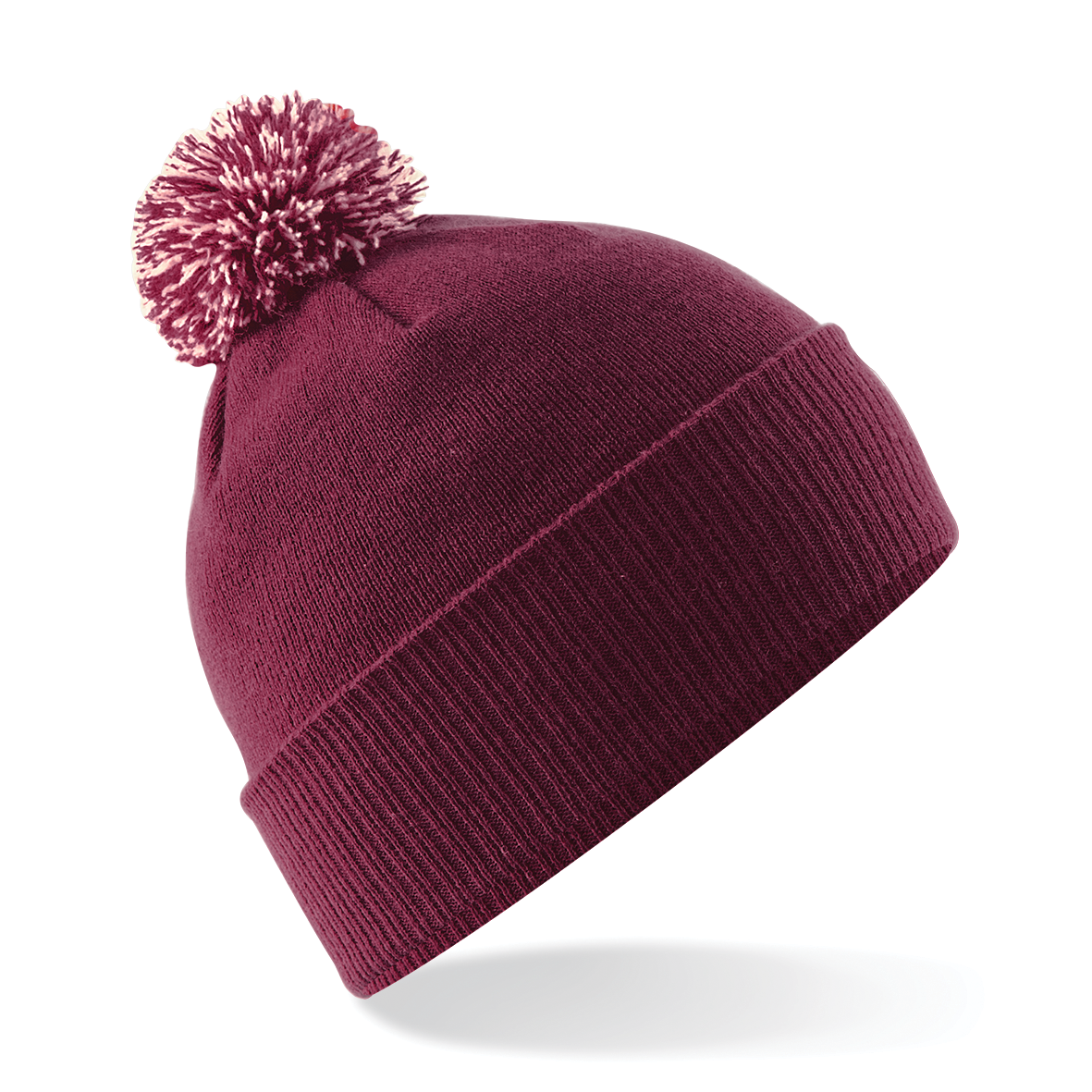 Bonnet Snowstar® — Vue de face - Burgundy / Off White