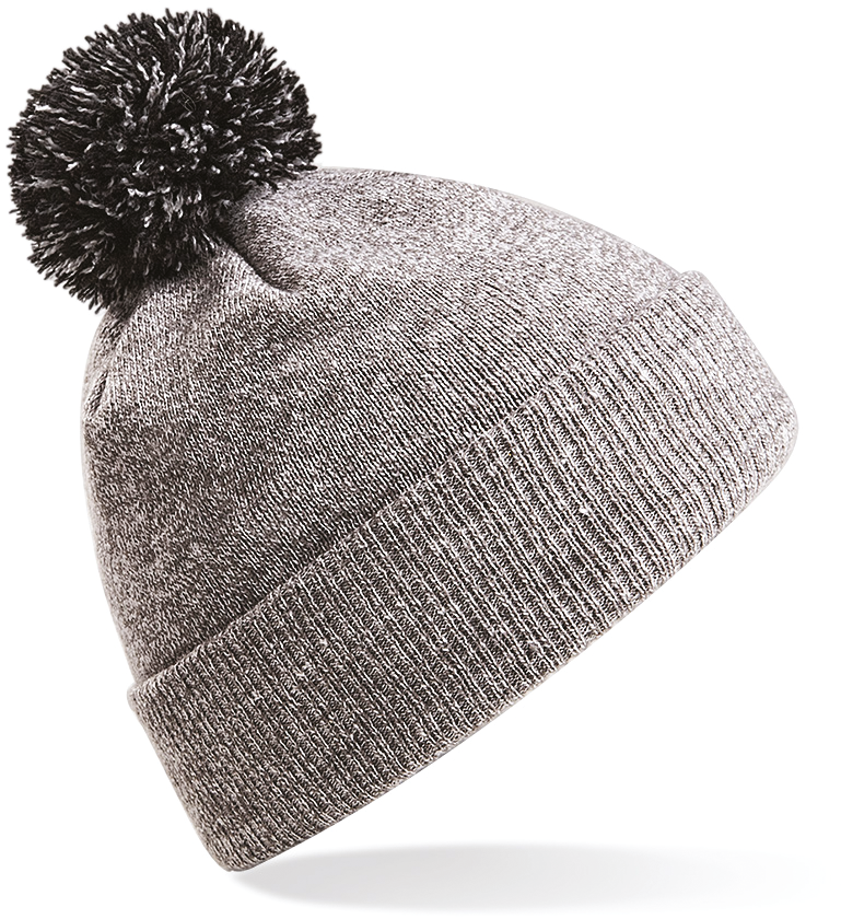 Bonnet Snowstar® — Vue de face - Heather Grey / Black