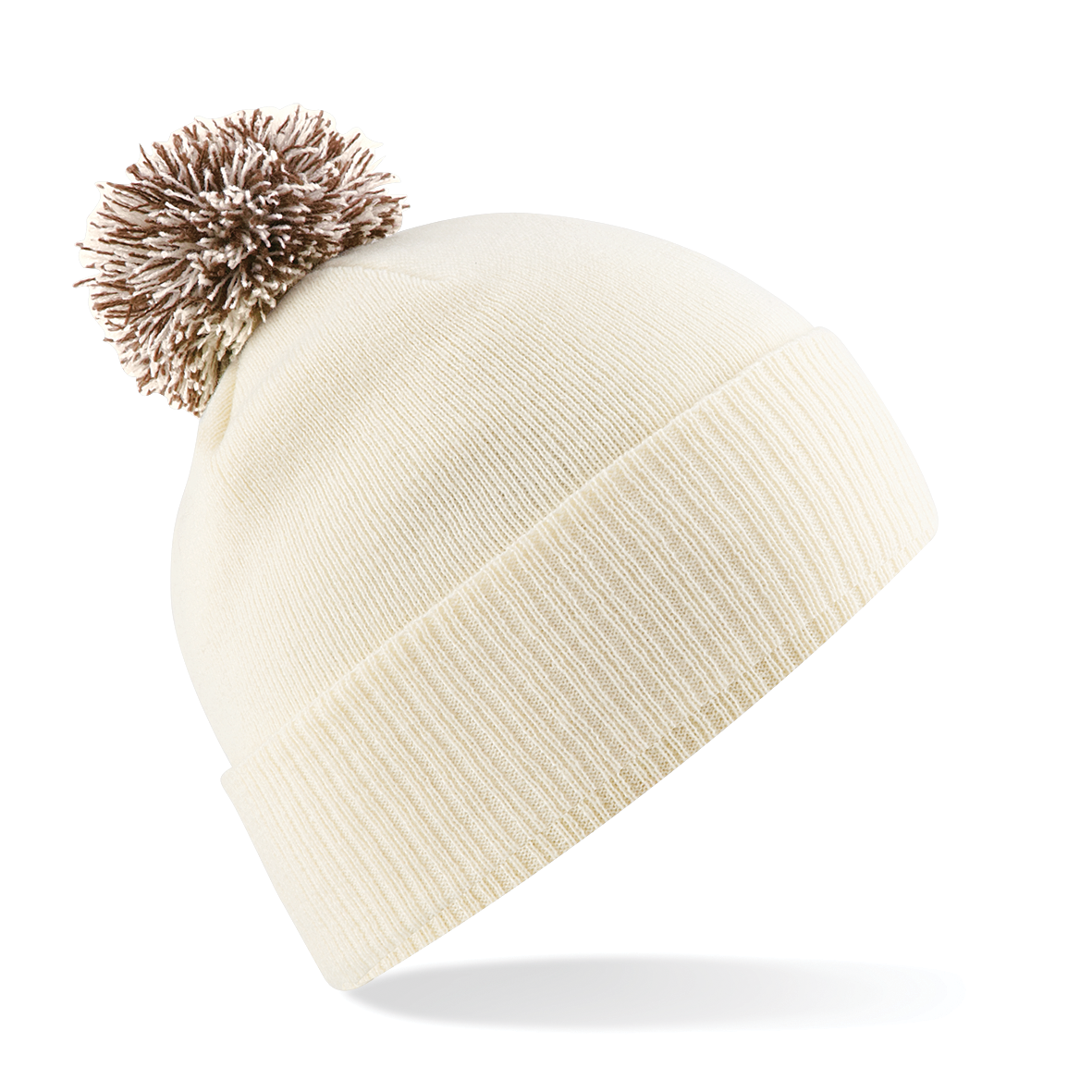 Bonnet Snowstar® — Vue de face - Off White / Mocha