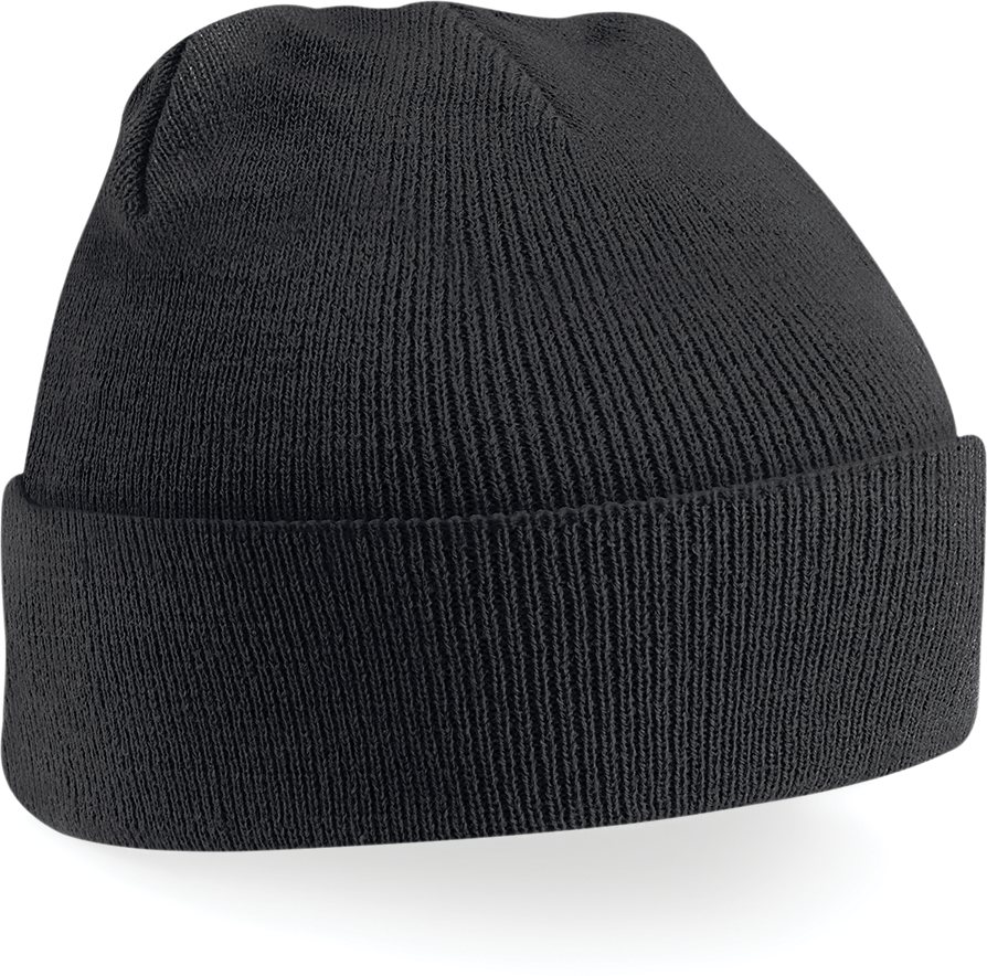 Bonnet Original à revers — Vue de face - Black