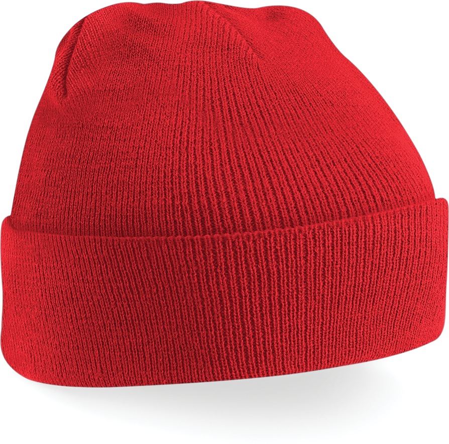 Bonnet Original à revers — Vue de face - Bright Red