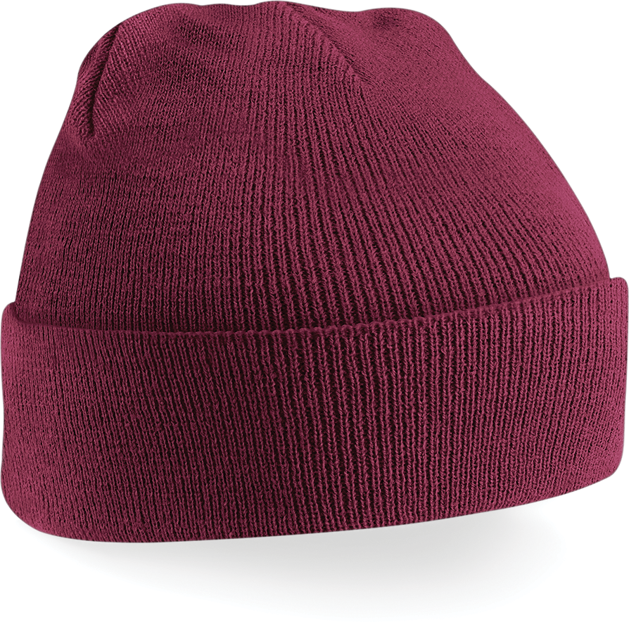 Bonnet Original à revers — Vue de face - Burgundy