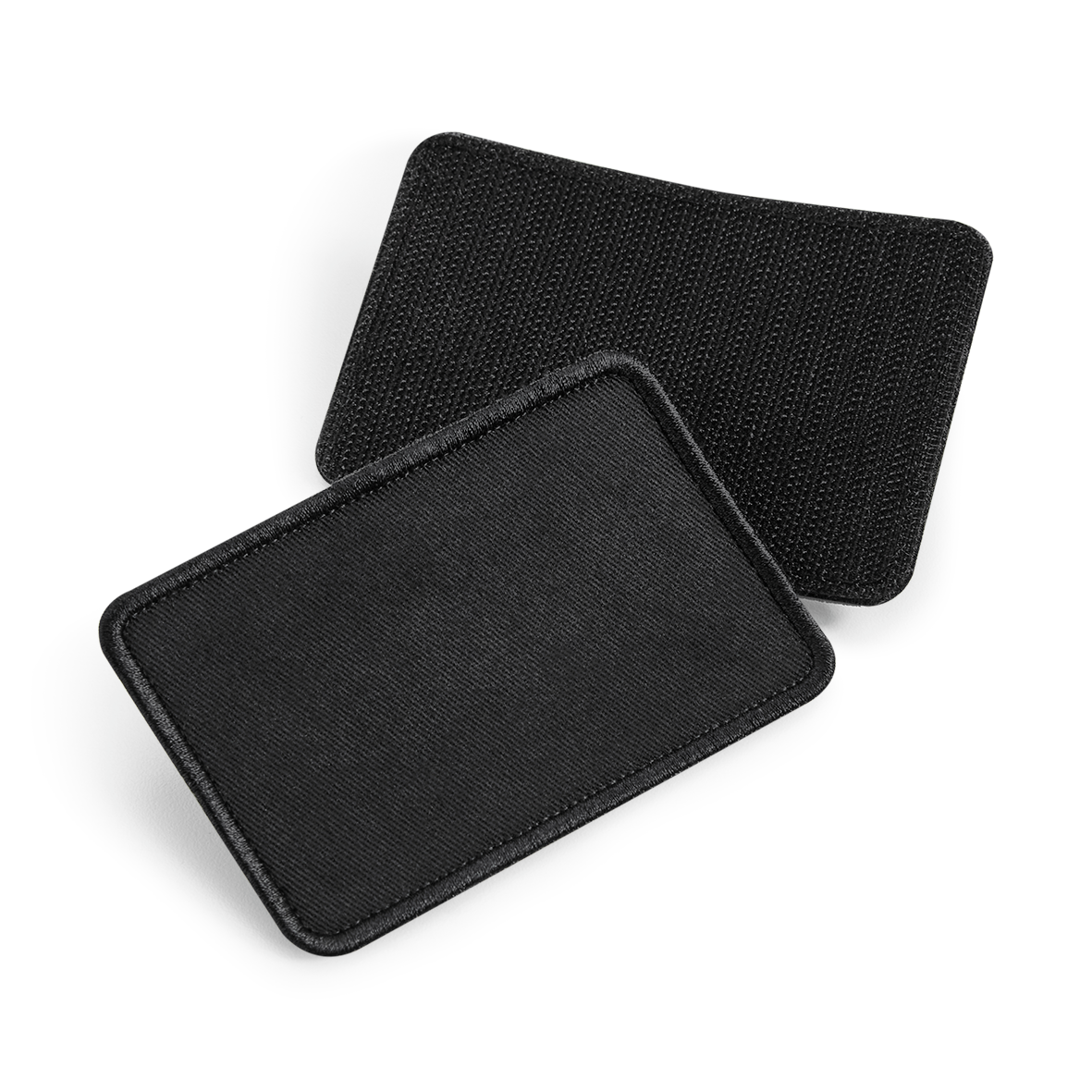 Patch amovible en coton — Vue de face - Black