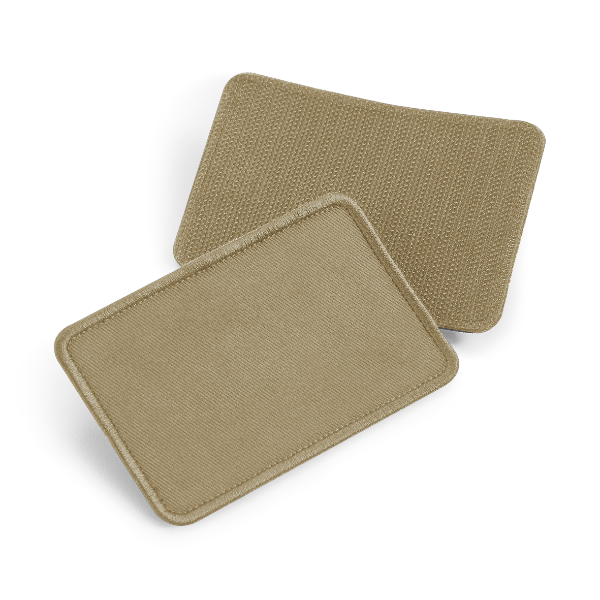 Patch amovible en coton — Vue de face - Desert sand