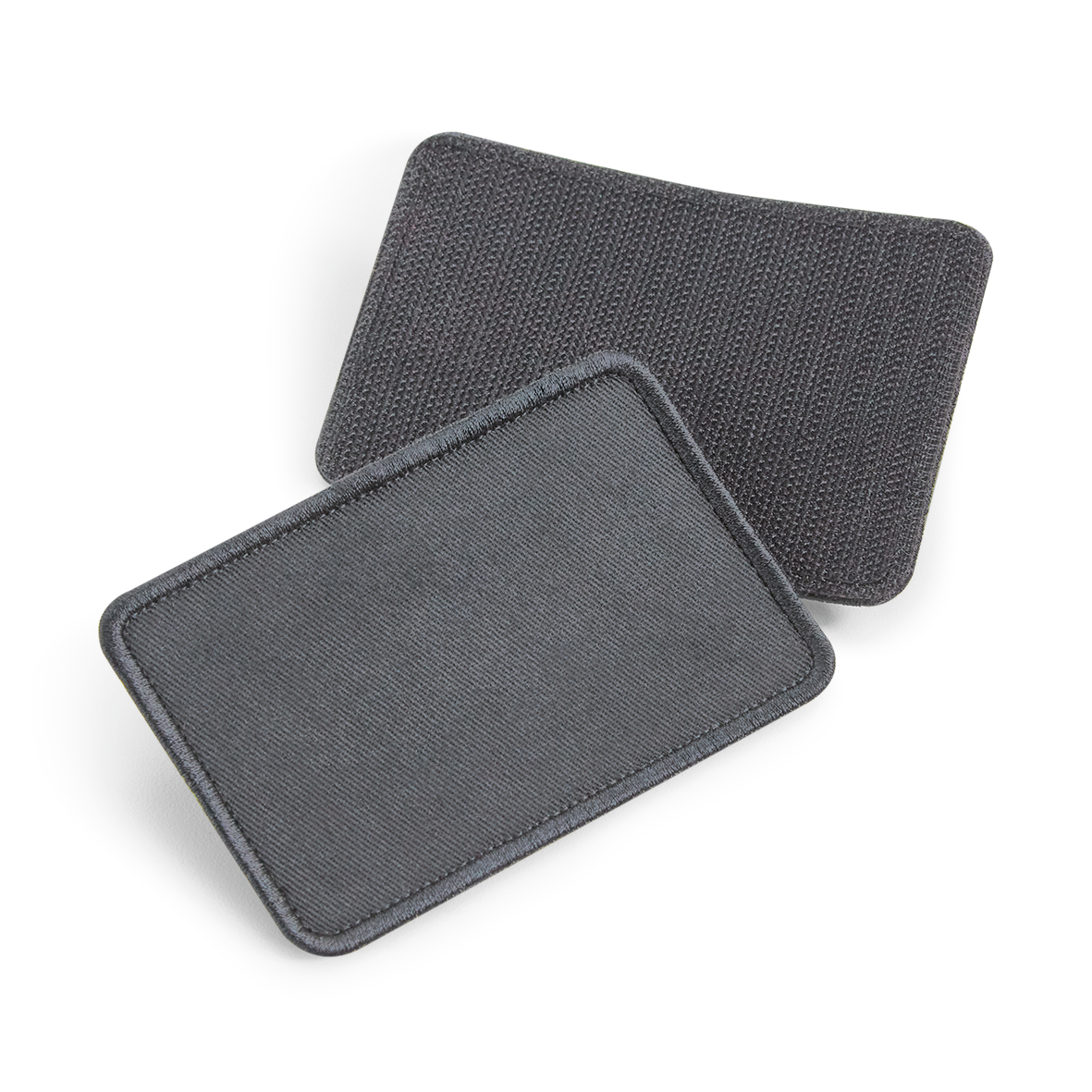 Patch amovible en coton — Vue de face - Graphite Grey