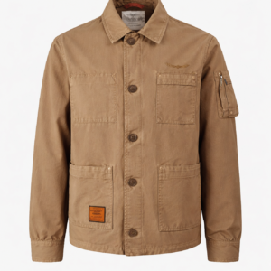 Veste Davis — Vue de face - Camel