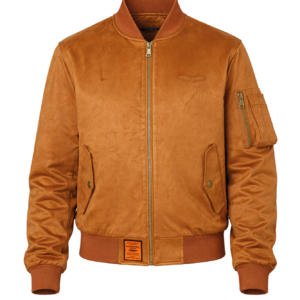 Blouson Maydery — Vue de face - Camel