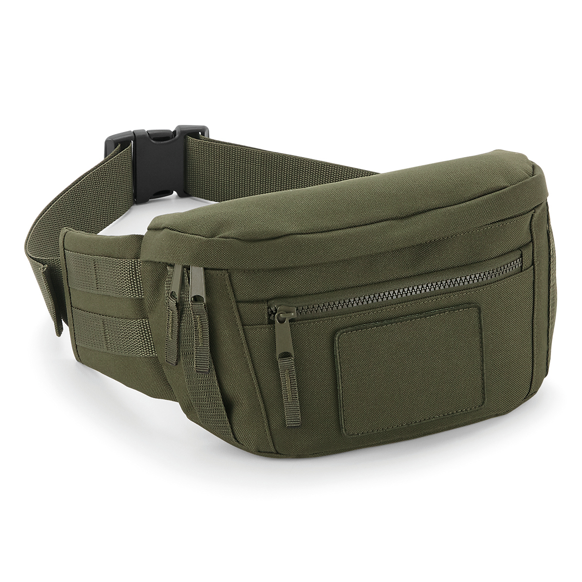 Sac banane militaire Molle — Vue de face - Military Green