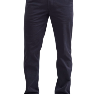 Chino Leo Coupe Slim — Vue de face - Navy