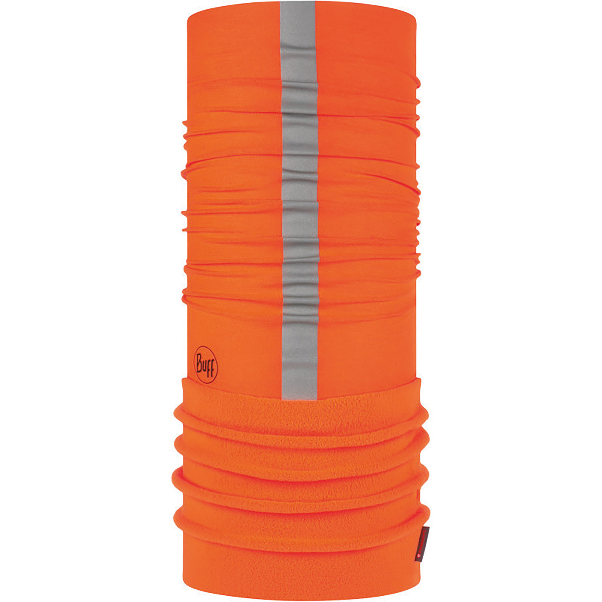Tour de cou Original EcoStretch — Vue de face - Solid Orange Fluor Reflective