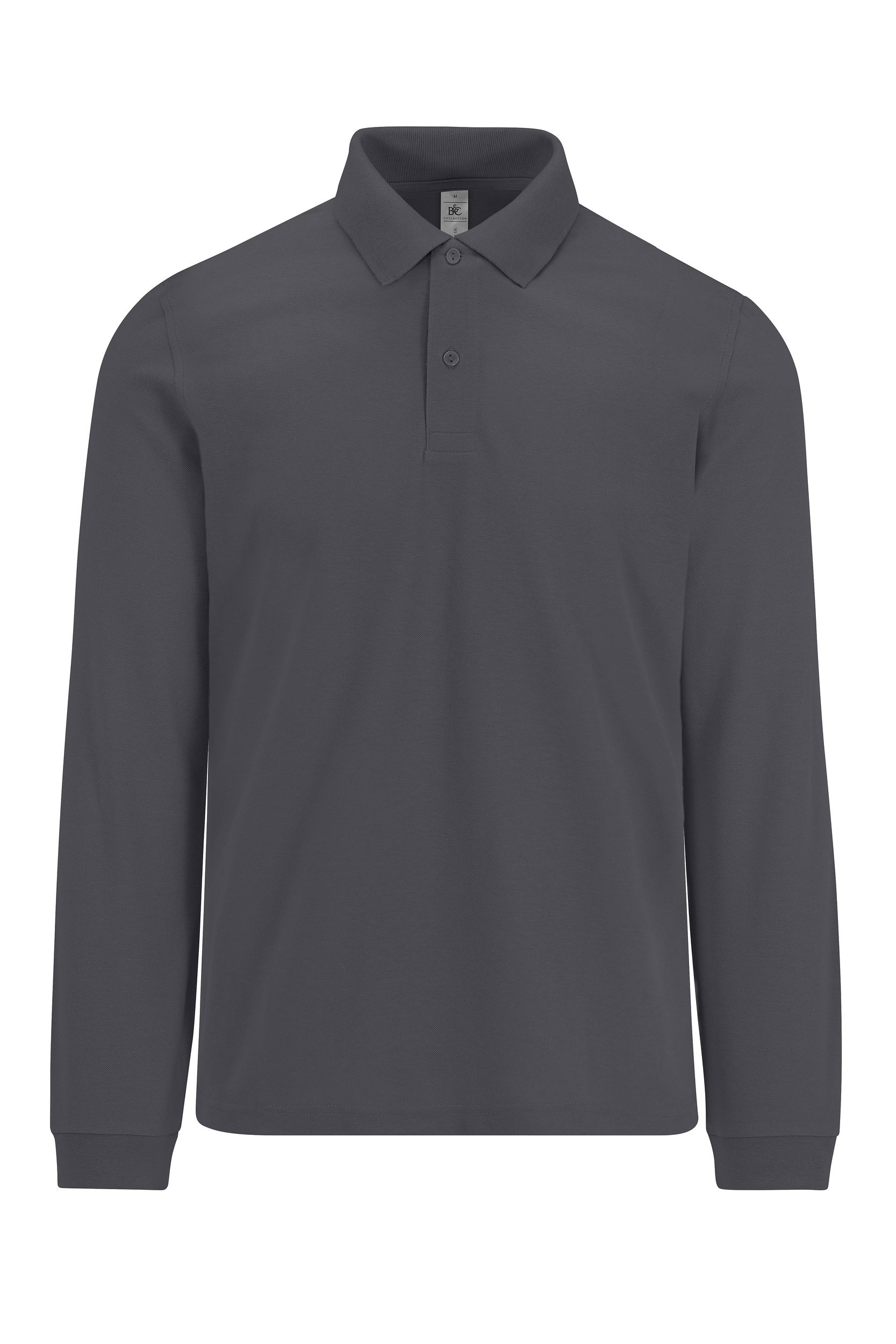 MY POLO 180 Homme manches longues — Vue de face - Dark Grey
