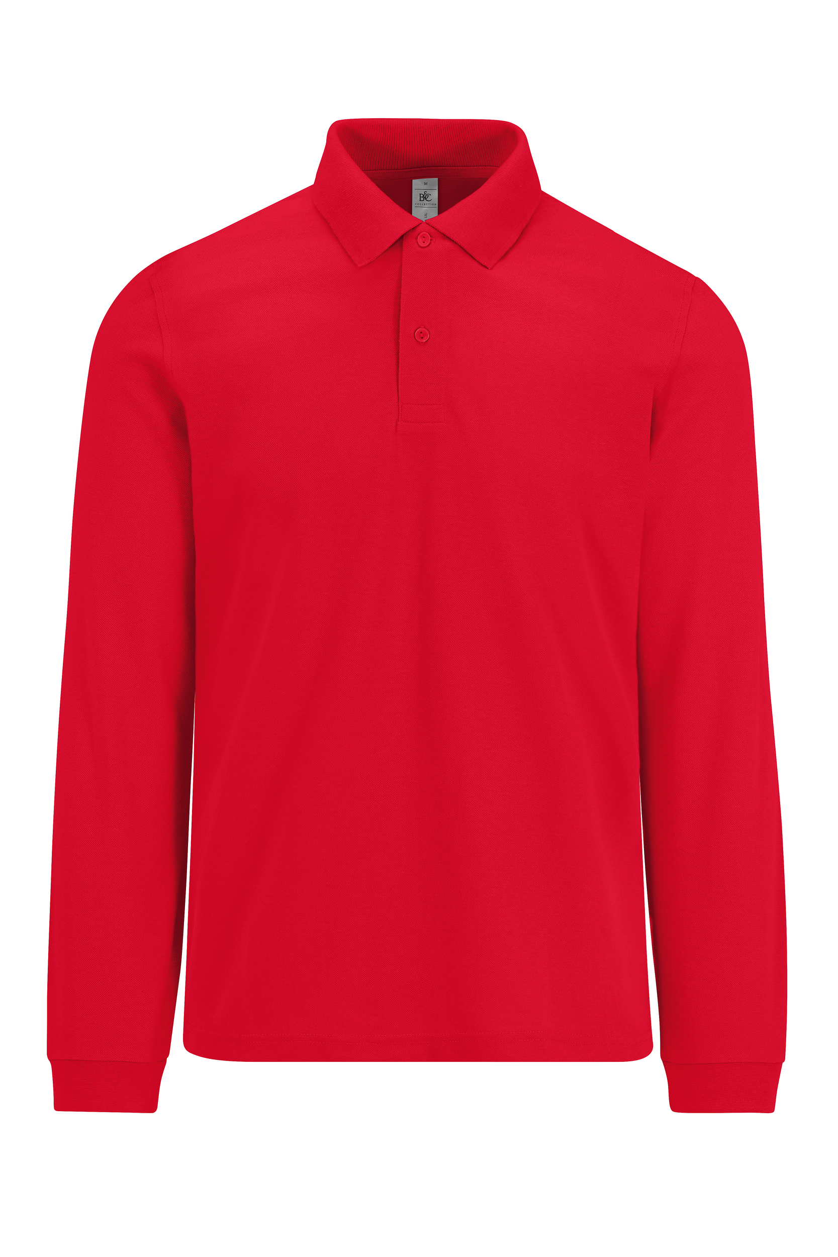 MY POLO 180 Homme manches longues — Vue de face - Red