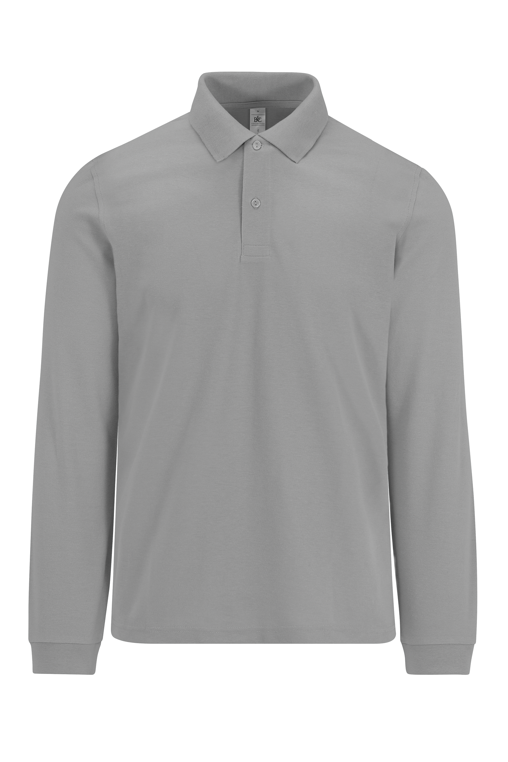 MY POLO 180 Homme manches longues — Vue de face - Sport Grey