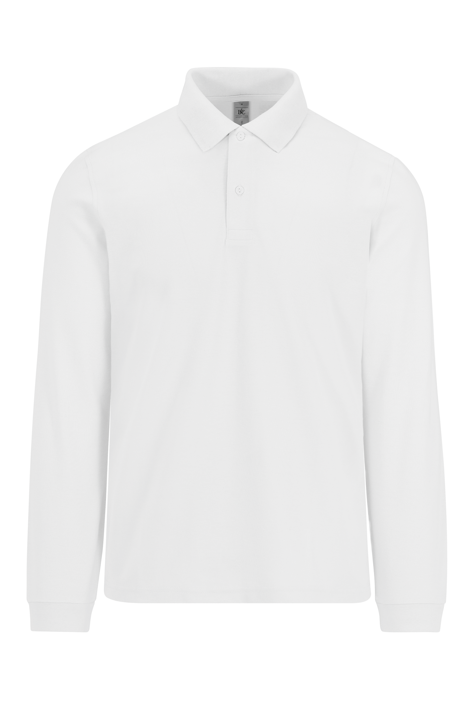 MY POLO 180 Homme manches longues — Vue de face - White