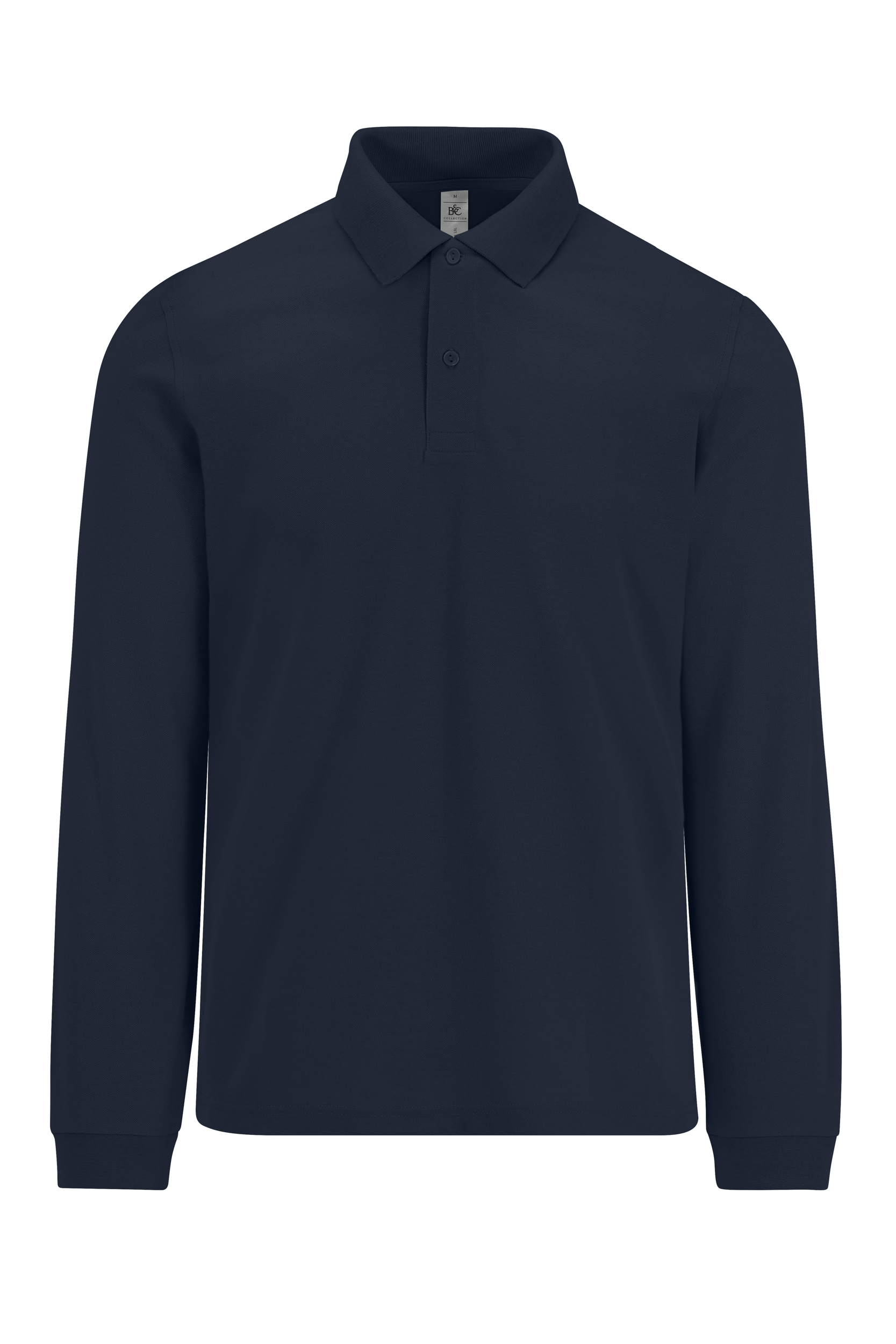 MY POLO 210 Homme manches longues — Vue de face - Navy