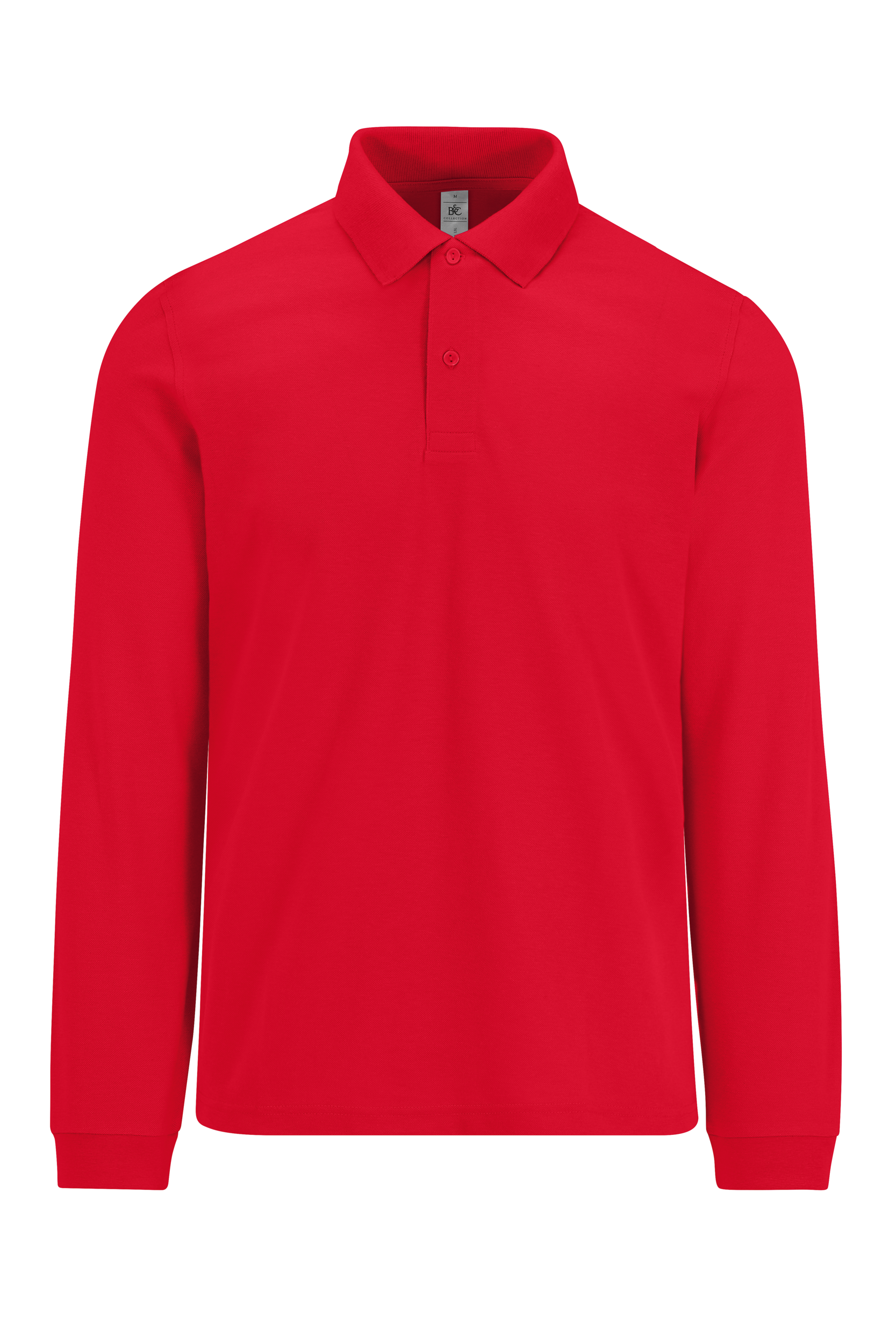 MY POLO 210 Homme manches longues — Vue de face - Red