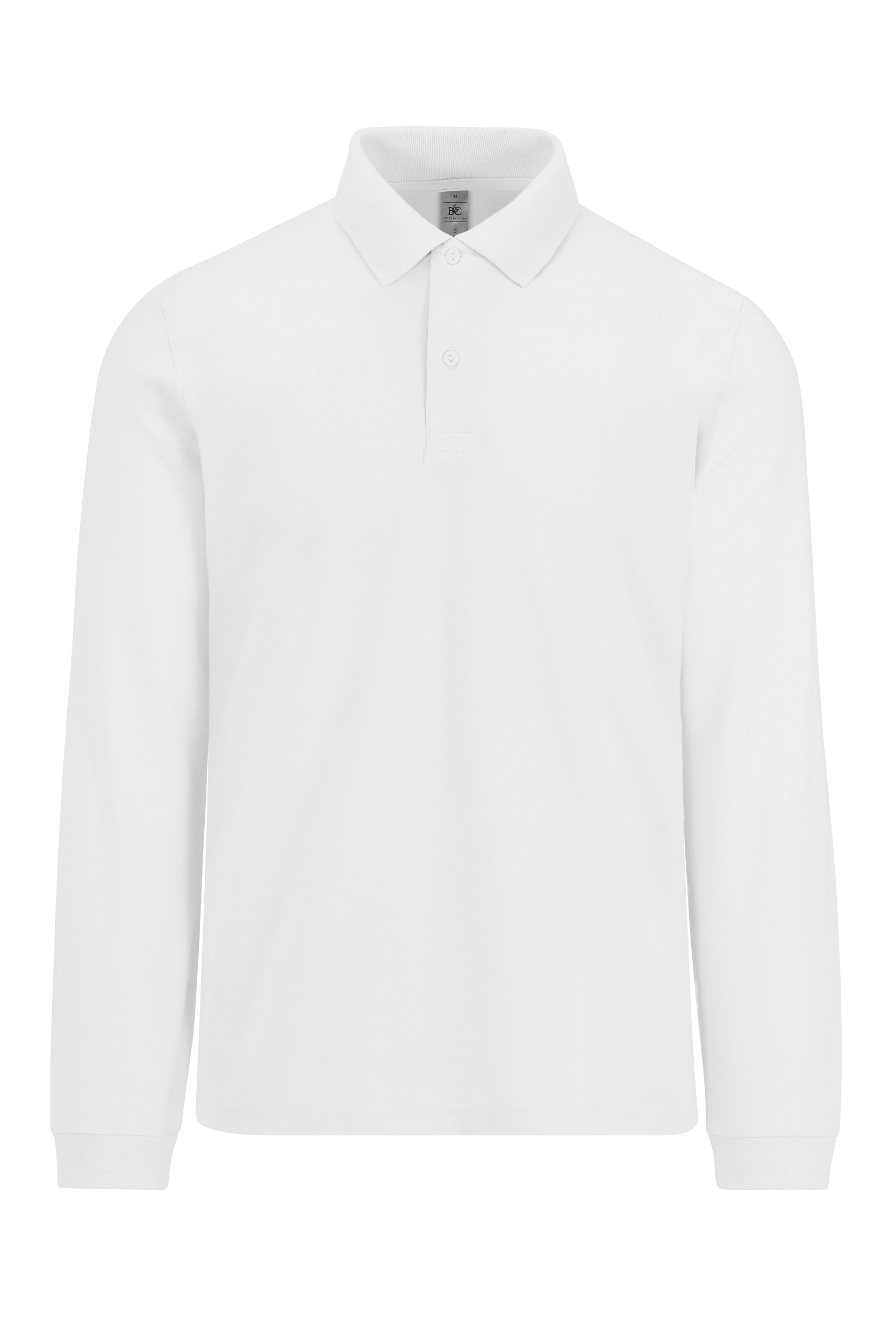 MY POLO 210 Homme manches longues — Vue de face - White