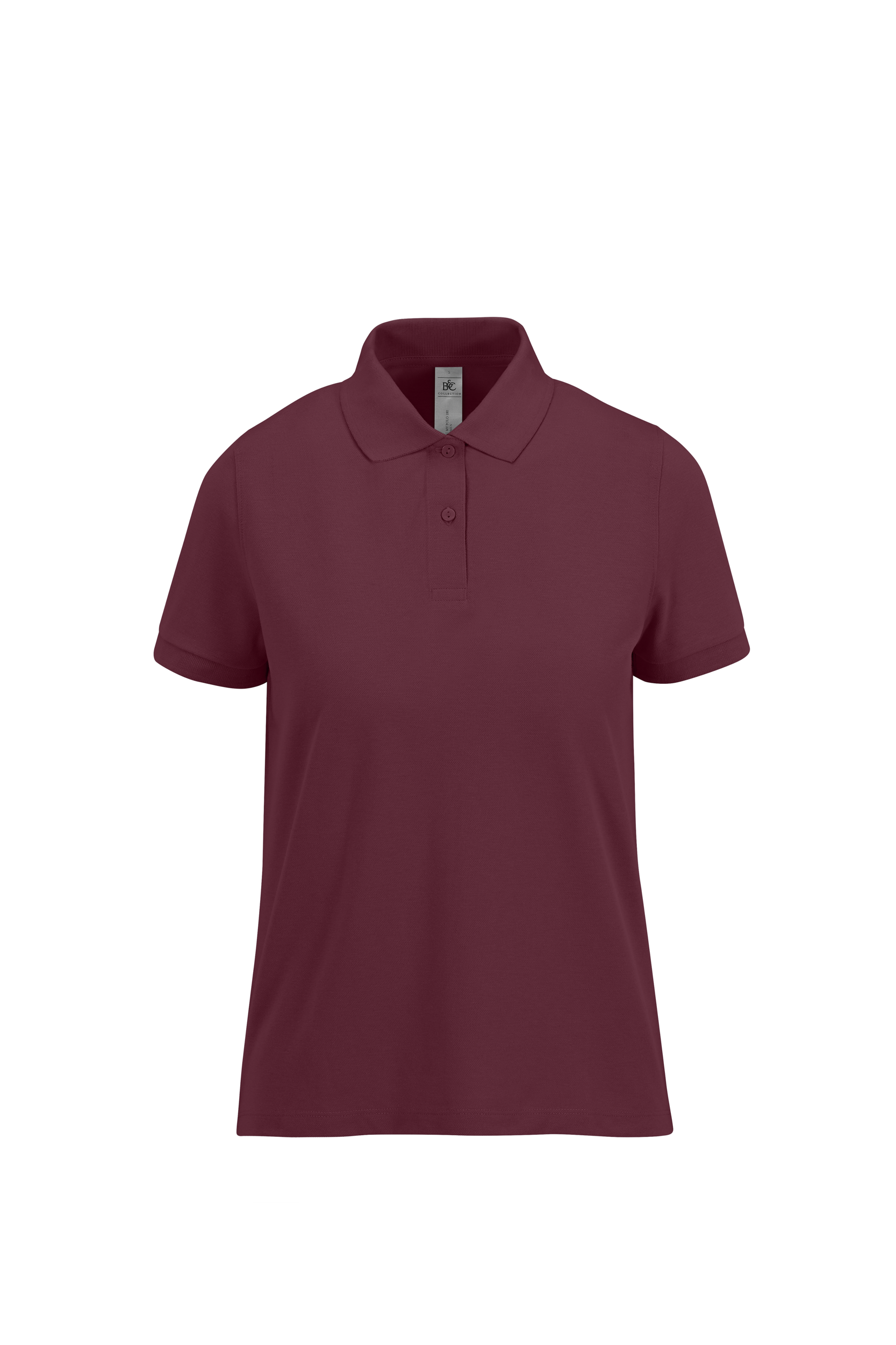 MY POLO 180 Femme manches courtes — Vue de face - Burgundy