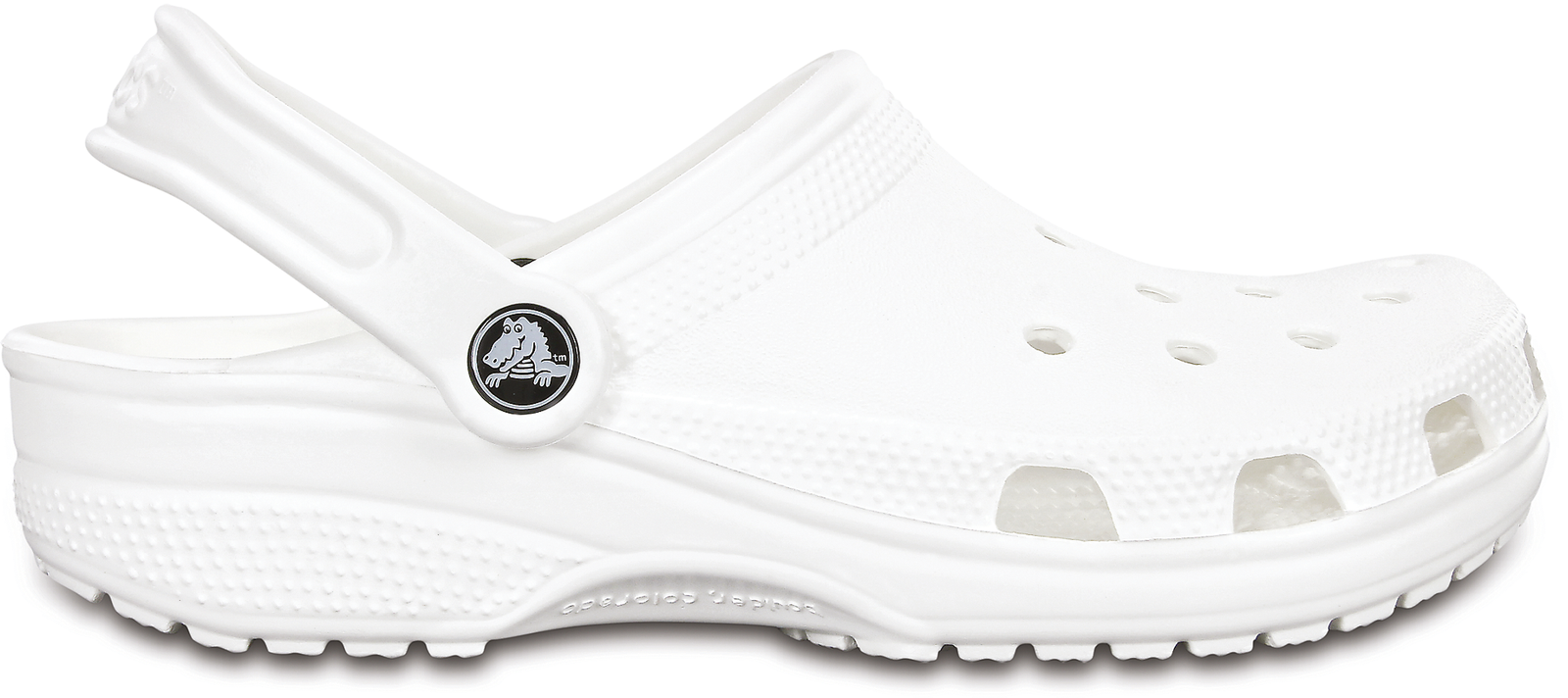 Sabots Crocs™ Classic — Vue de face - White