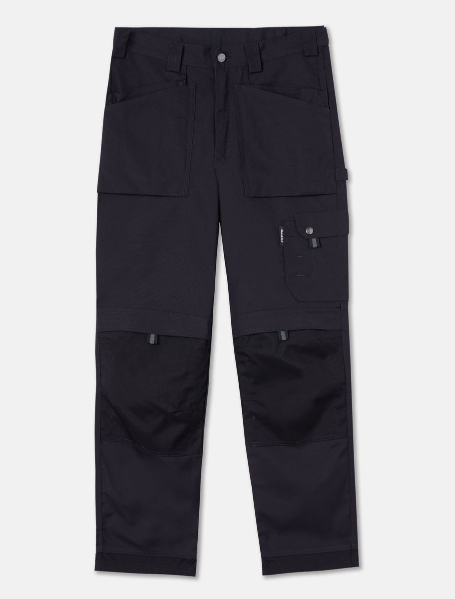 Pantalon EISENHOWER homme (EH26800) — Vue de face - Black