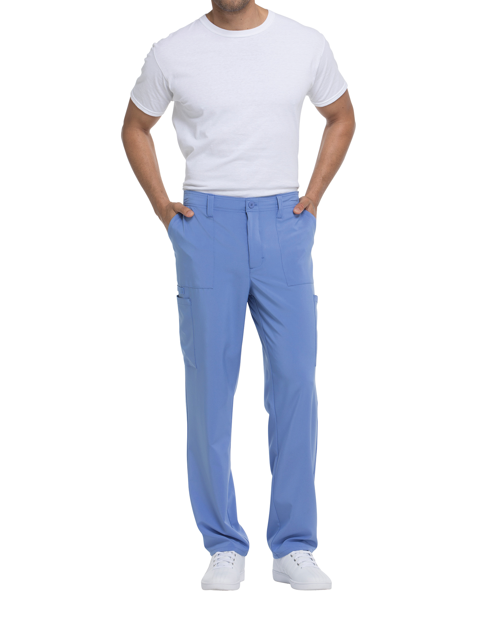 Pantalon à cordon de serrage à taille standard homme — Vue de face - Ciel
