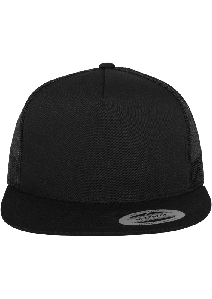 Casquette CLASSIC TRUCKER — Vue de face - BLACK