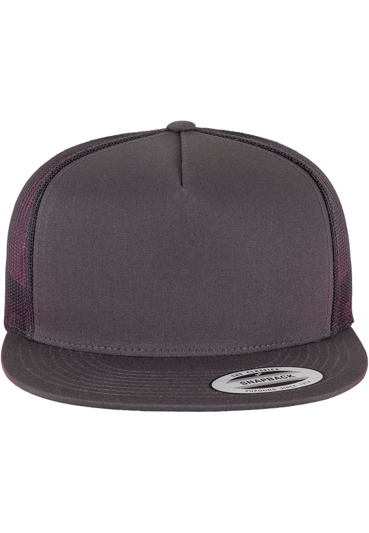 Casquette CLASSIC TRUCKER — Vue de face - CHARCOAL