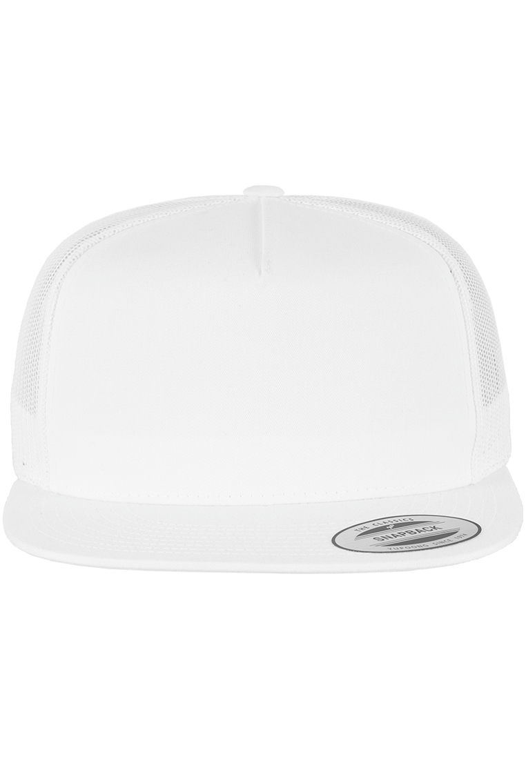 Casquette CLASSIC TRUCKER — Vue de face - WHITE