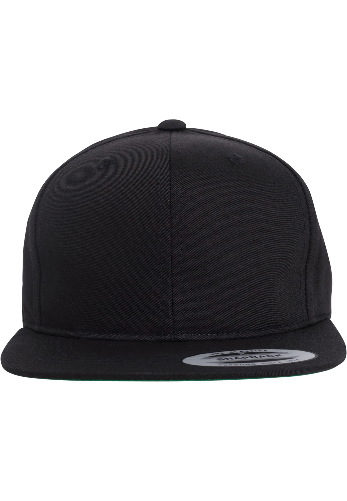 Casquette Snapback Pro-Style Twill enfant — Vue de face - BLACK
