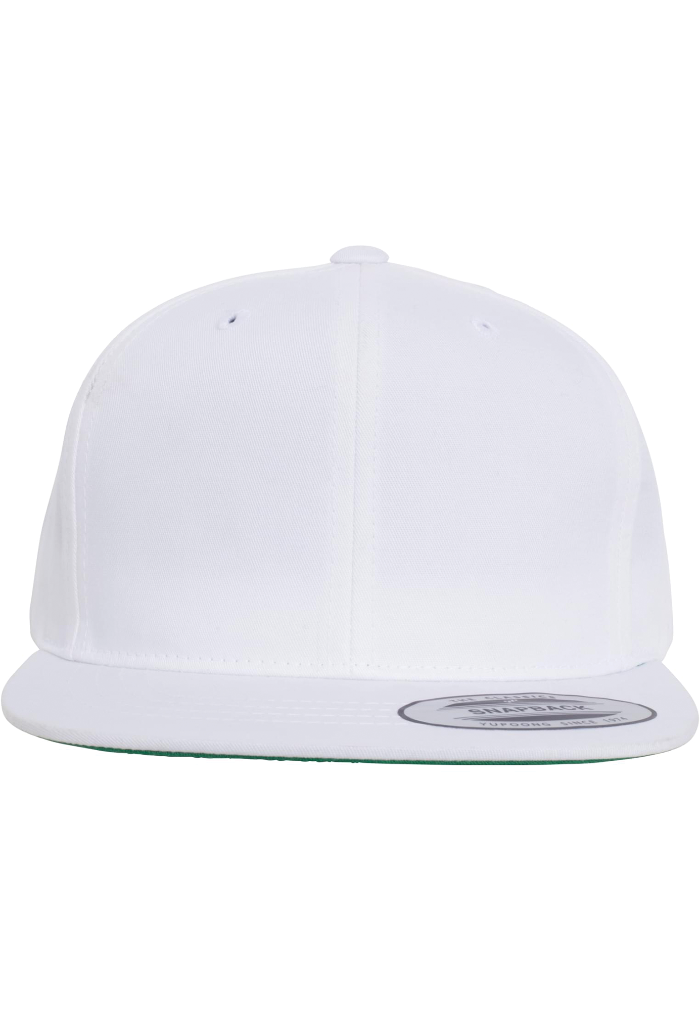 Casquette Snapback Pro-Style Twill enfant — Vue de face - WHITE