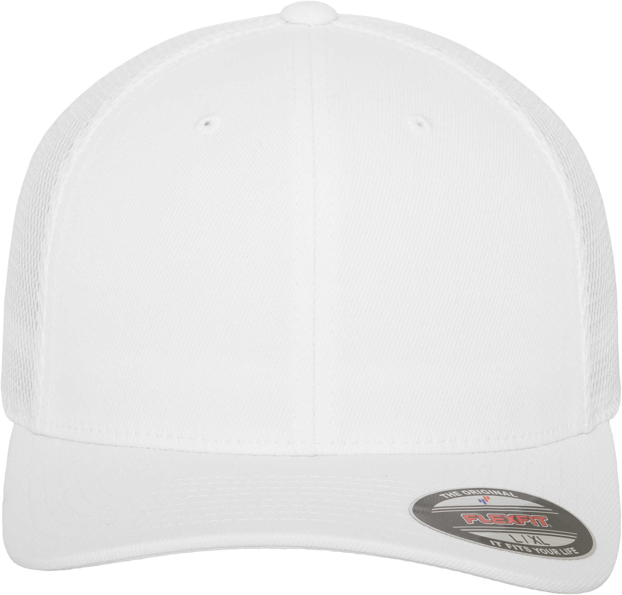 Casquette Tactel Mesh — Vue de face - WHITE