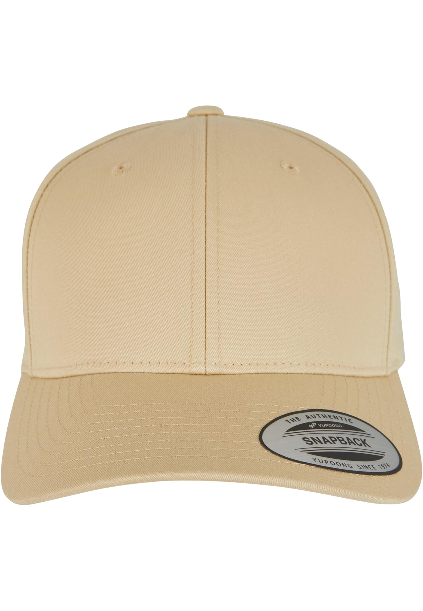 Casquette Snapback classique incurvée — Vue de face - GOLD