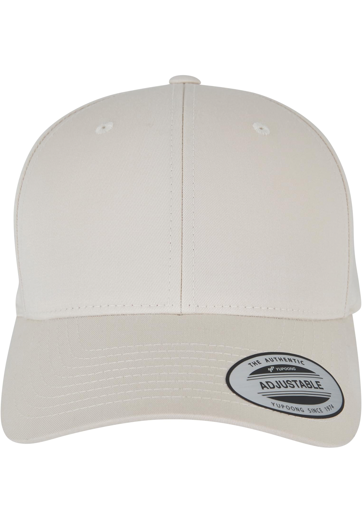 Casquette Snapback classique incurvée — Vue de face - MINK BEIGE