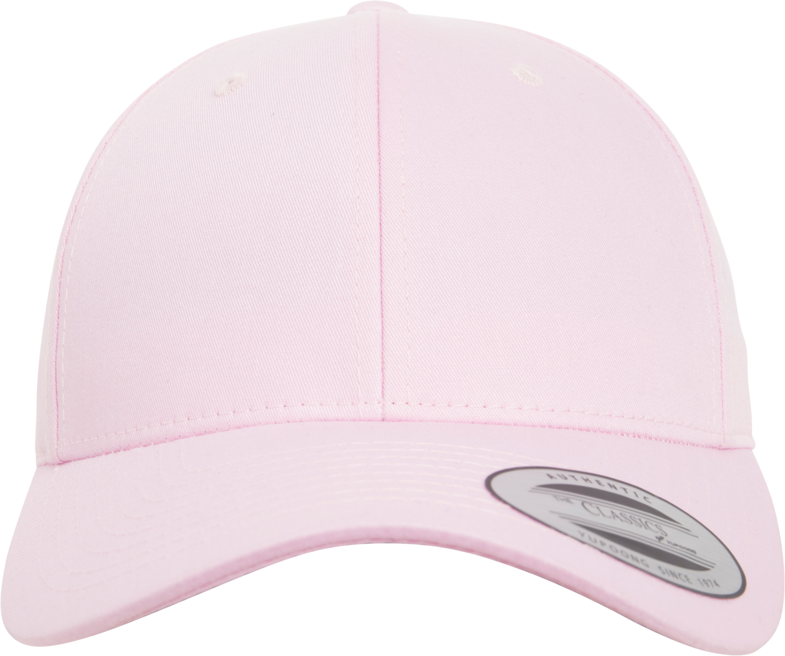 Casquette Snapback classique incurvée — Vue de face - PINK