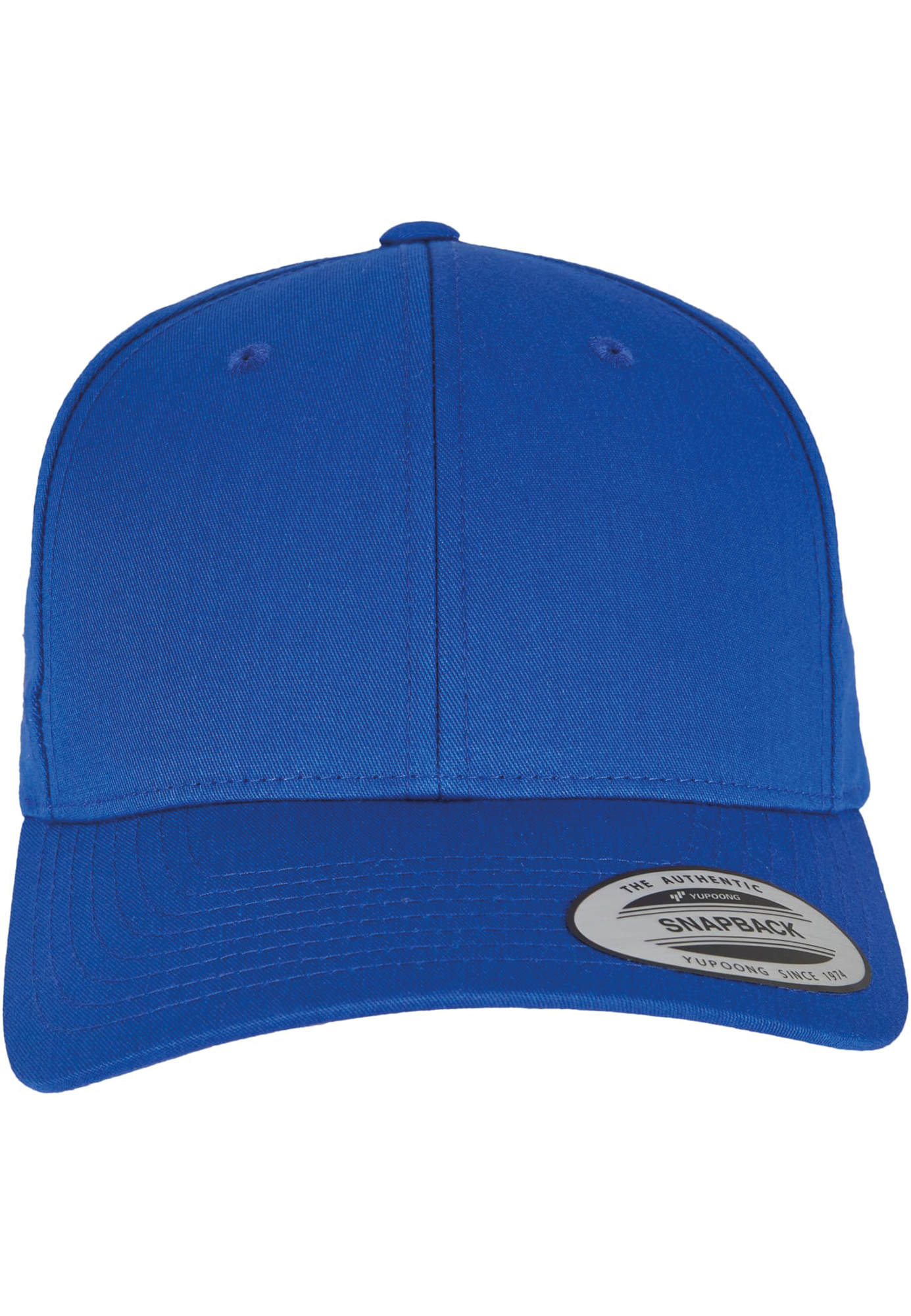 Casquette Snapback classique incurvée — Vue de face - ROYAL
